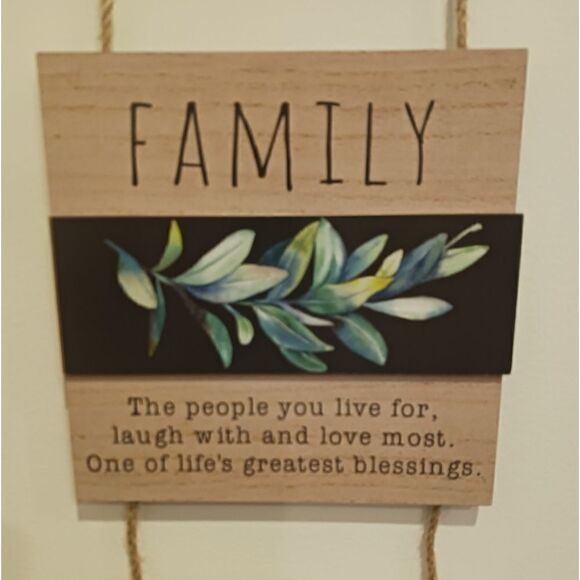 3 for $26 - Home Family Friends Decor Hanging Wall Door Sign - Picture 5 of 6